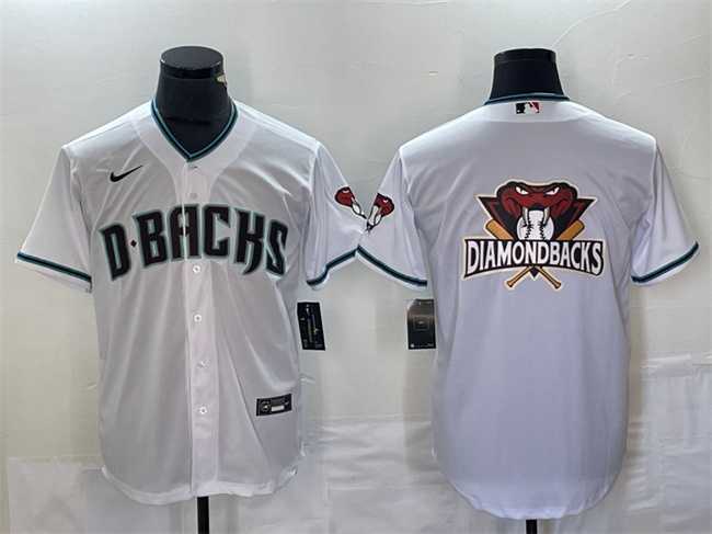 Men's Arizona Diamondbacks White Team Big Logo Cool Base Stitched Baseball Jersey,We sell and wholesale Men's Arizona Diamondbacks White Team Big Logo Cool Base Stitched Baseball Jersey on line form chian!